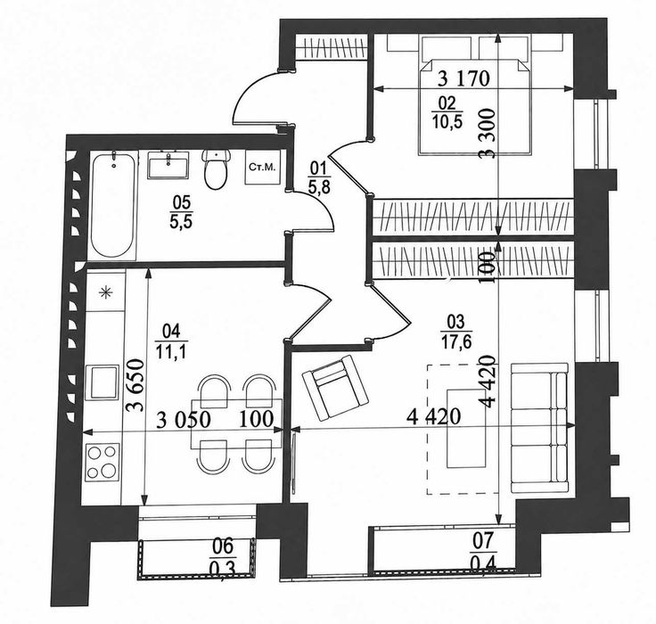 Продаж 2-кімнатної квартири 51,18 м² у ЖК City Lake, Білогородка — низькоповерховий комплекс біля озера з власною інфраструктурою