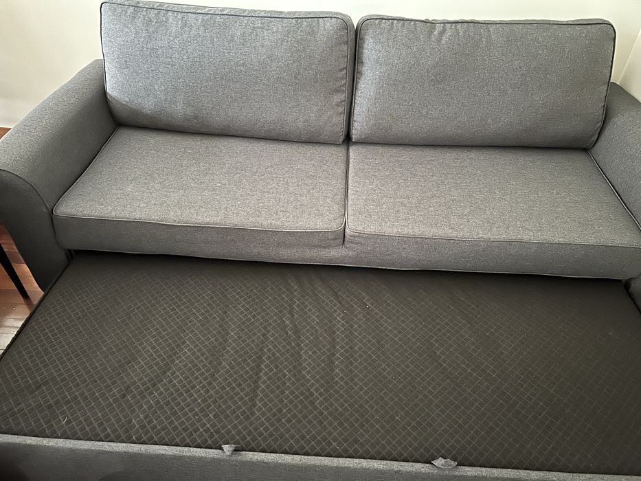 Sofa-cama 3 lugares como novo