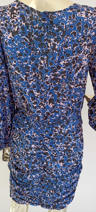 Sukienka w cętki Roco niebieska to 38/40