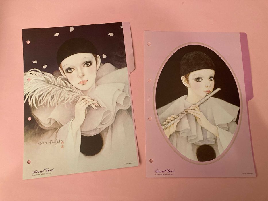 Conjunto de Separadores para Dossiers Escolares Pierrot Love Ambar