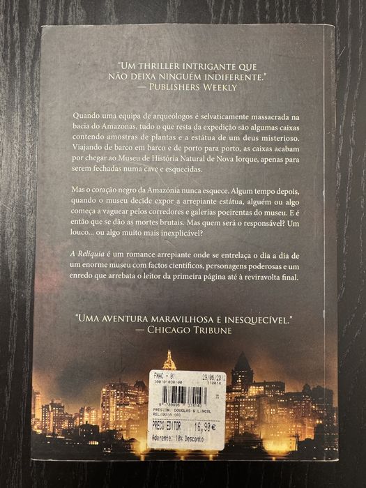 A Relíquia, de Douglas Preston & Lincoln Child