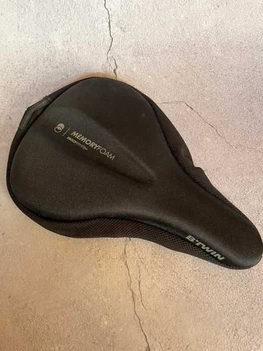 Nakładka na siodełko rowerowe Btwin Memoryfoam