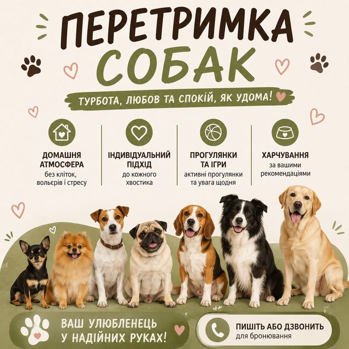 Перетримка собак