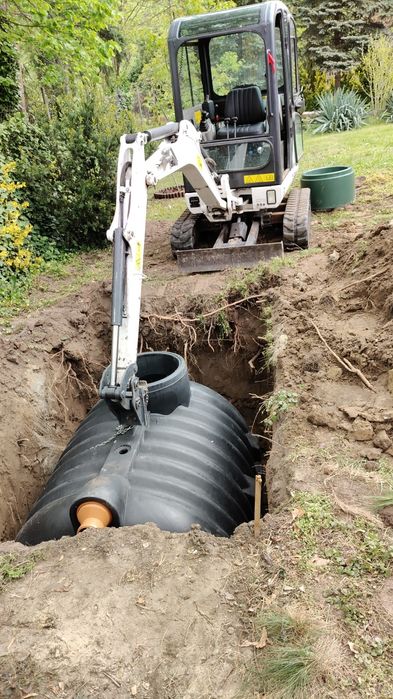 Usługi minikoparką, roboty ziemne