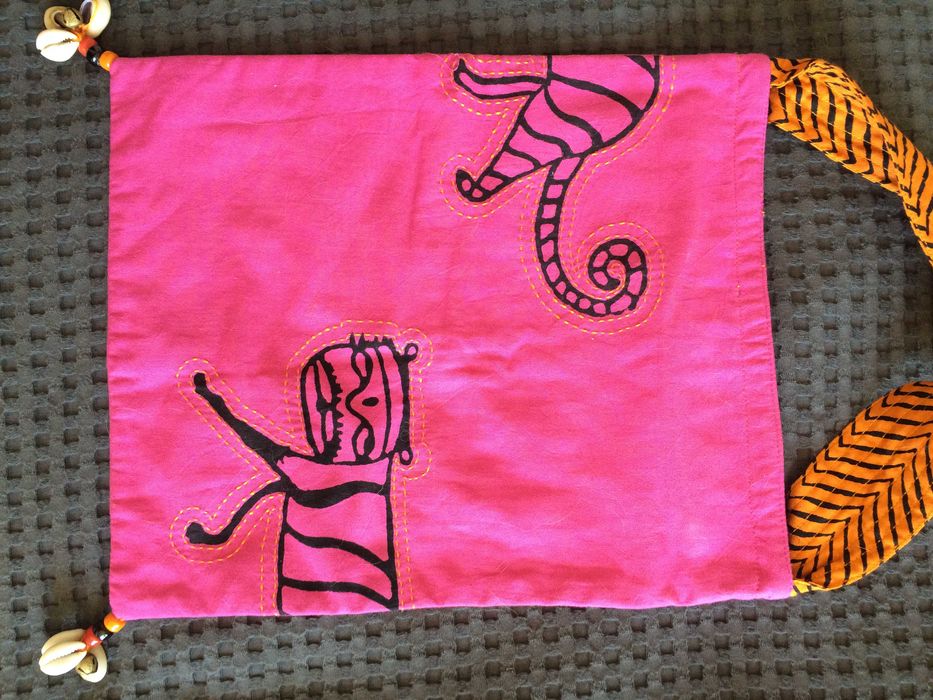 Dastkar Ranthambhore - piękna Indyjska torba na ramię (z kocurem?)