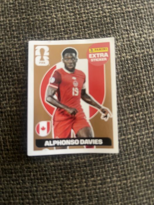 Cromo Panini Extra Sticker Alphonso Davies (Mundial 2026) – Bronze