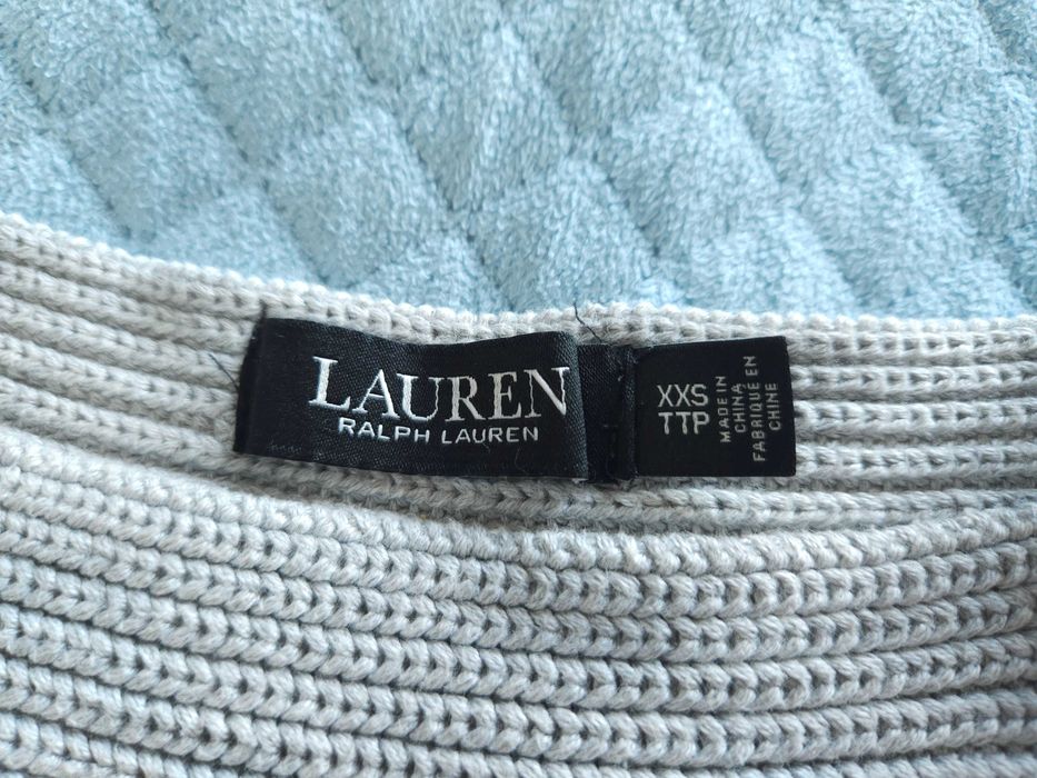 Szary sweter "nietoperz"; Lauren Ralph Lauren; XXS