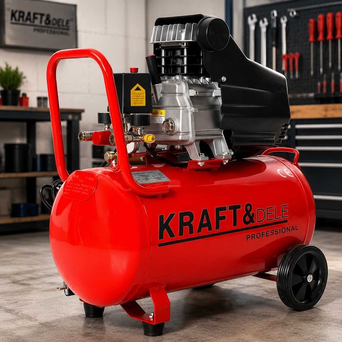 Kompresor olejowy Kraft&Dele KD401 50L 8 bar 2,8 kW 230V