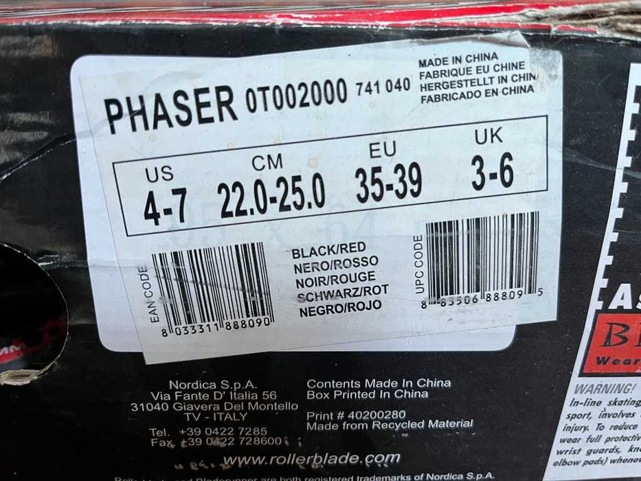 Rolki Bladerunner Phaser + ochraniacze