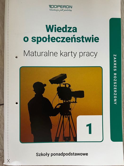 Wiedza o społeczeństwie 1 Maturalne karty pracy zakres rozszerz Operon