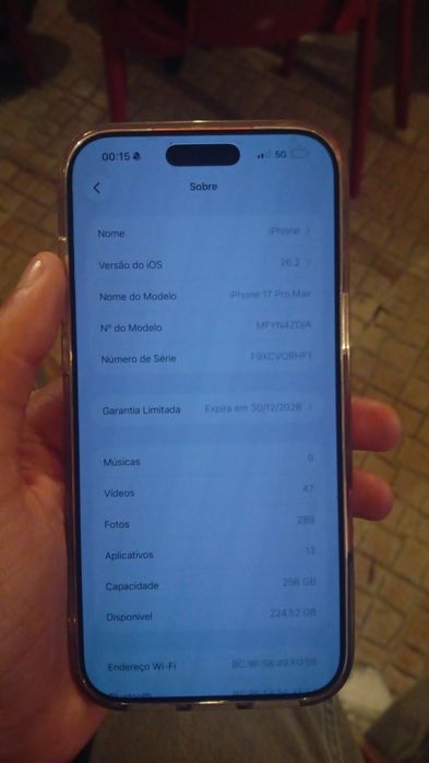 Iphone 17 Pro max 2 anos garantia