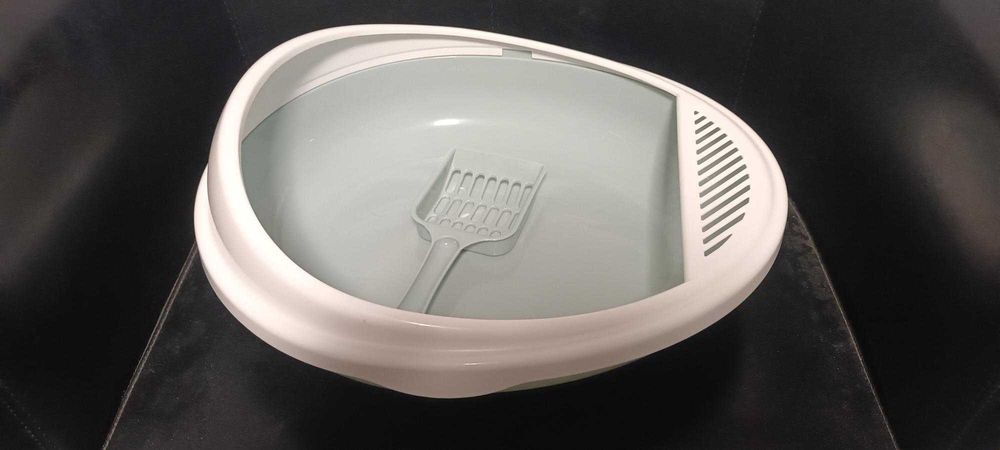 Caixa de areia para gato com colher