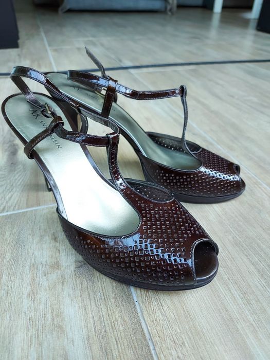 Orginalne skorzane buty ANNE KLEIN rozmiar 40