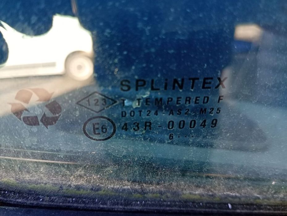 drzwi przednie prawe przód szyba czarne opel vivaro a trafic ii primas