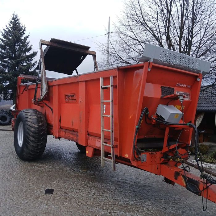 Brochard Dragon  Rozrzutnik obornika  Brochard DRAGON Rok prod. 2003