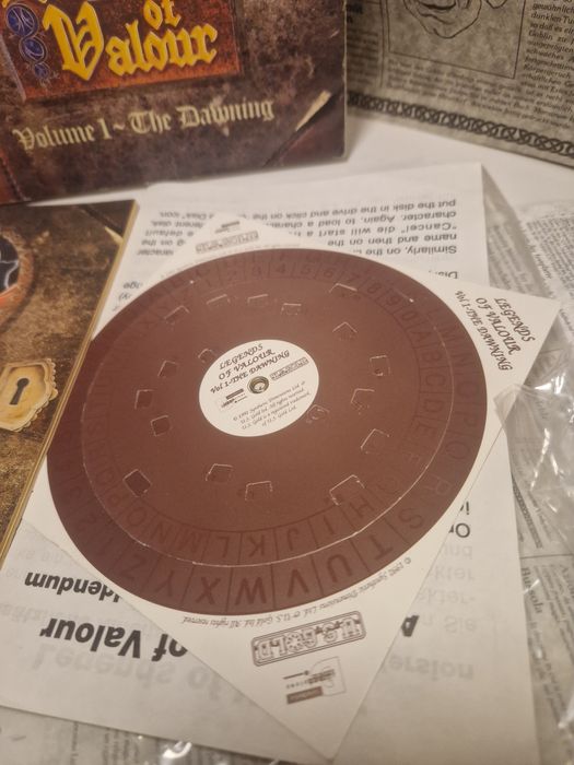 Legends of Valour gra Big Box Amiga A500 A600 A1200 Commodore