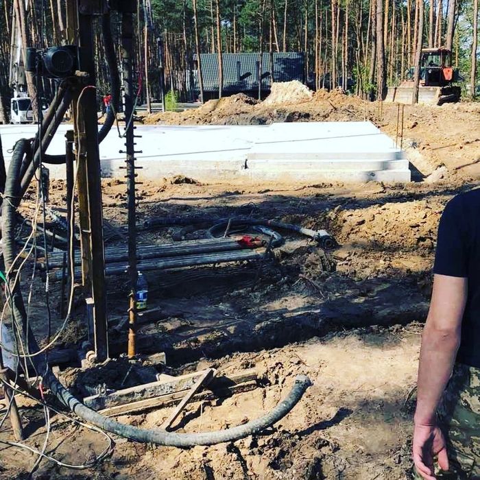 Буріння свердловин в зимку Бориспіль Київська обл Бориспільський р-н.