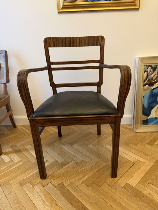 Fotel art deco po renowacji