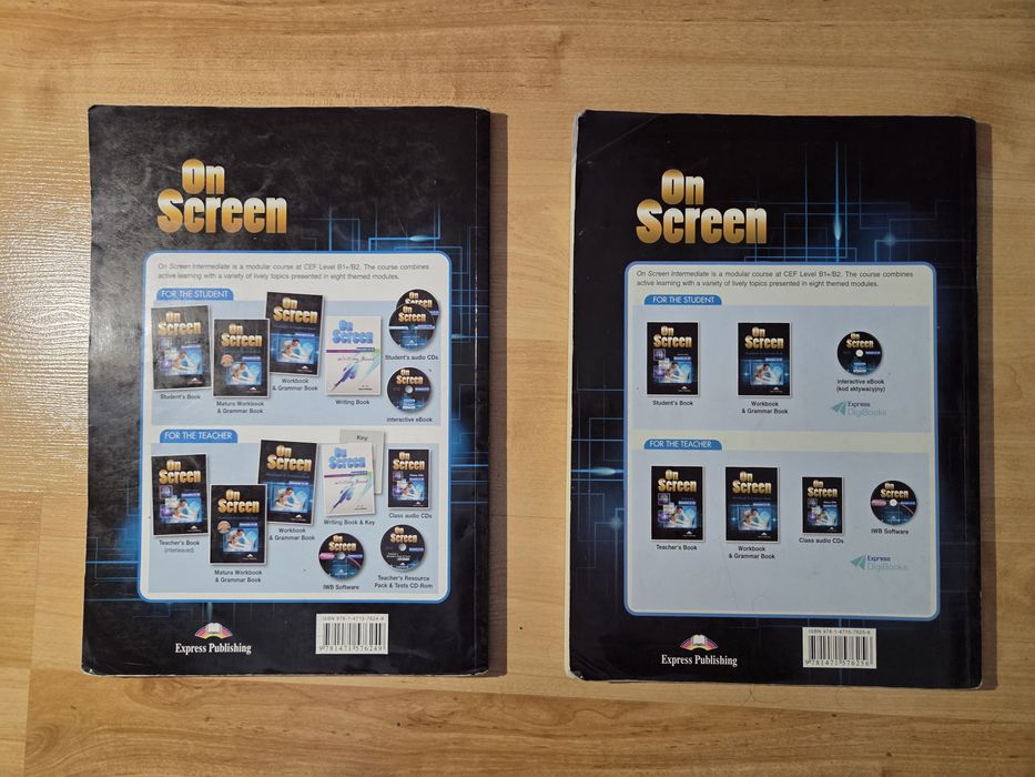 On Screen Intermediate B1+/B2 Student's Book i Workbook