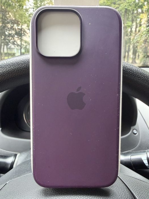 iPhone 16 pro max Silicone Case Plum чохол