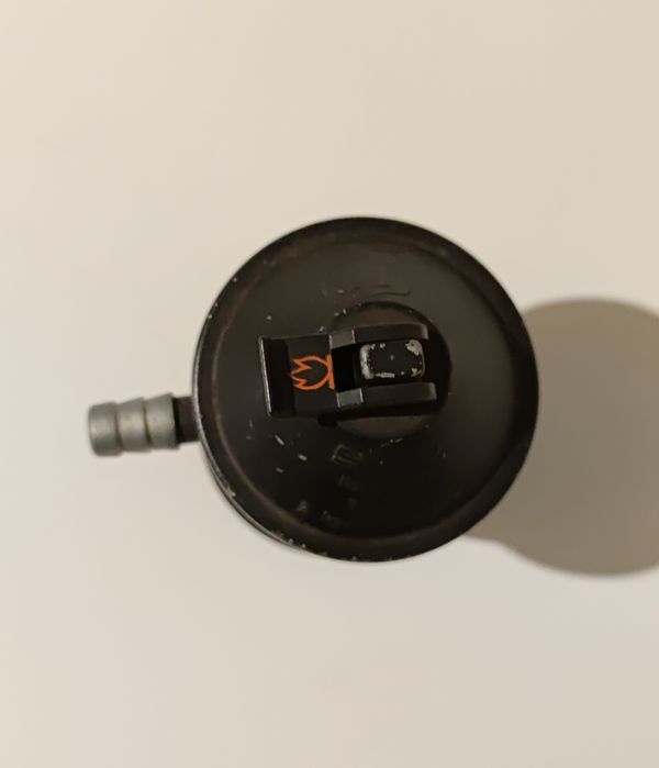 Redutor de gás butano (BP), garrafa Rubis