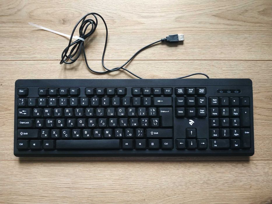 Клавіатура USB Keyboard 2E KS108 для комп'ютера ноутбука клавиатура