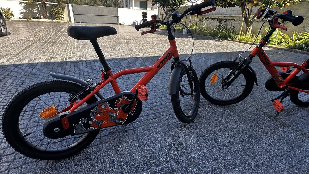 Bicicletas dos 4 a 6 anos (preço das 2)