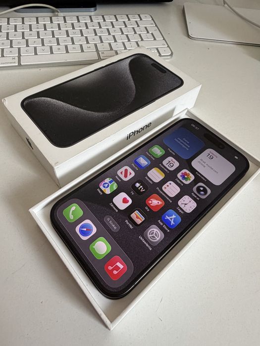 Bateria 95% iPhone 15 Pro 128gb Black Titanium