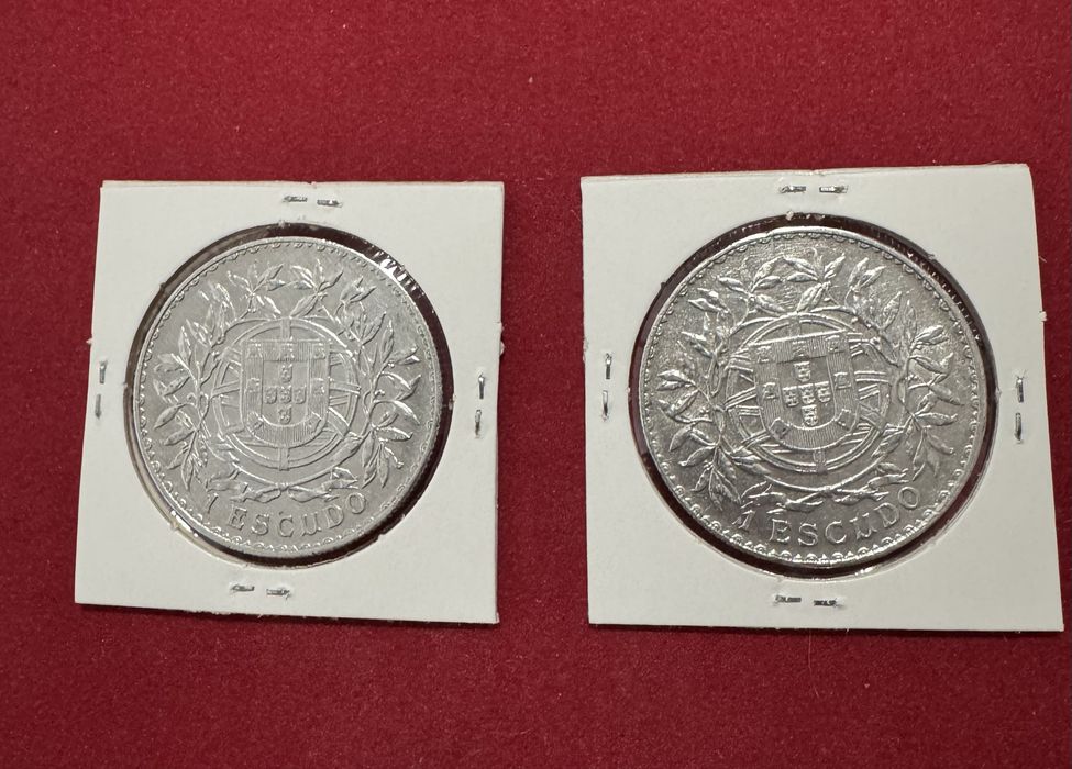 1$00  de 1915 e 1916 , 10$00, 5$00, 2$50  caravelas de prata varias datas