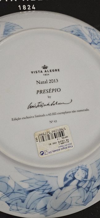 Prato "Vista Alegre" coleção de Natal 2013