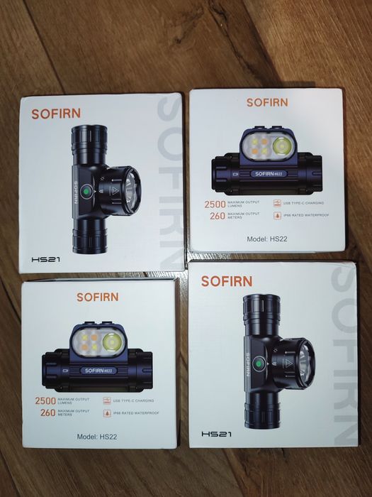 Налобний ліхтар Sofirn HS22, Sofirn HS21, Wurkkos HD16