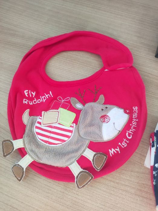 Świąteczne śliniaczki i skarpetki