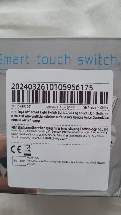 10x Tuya i Moes wifi smart light switch N - solo i dual