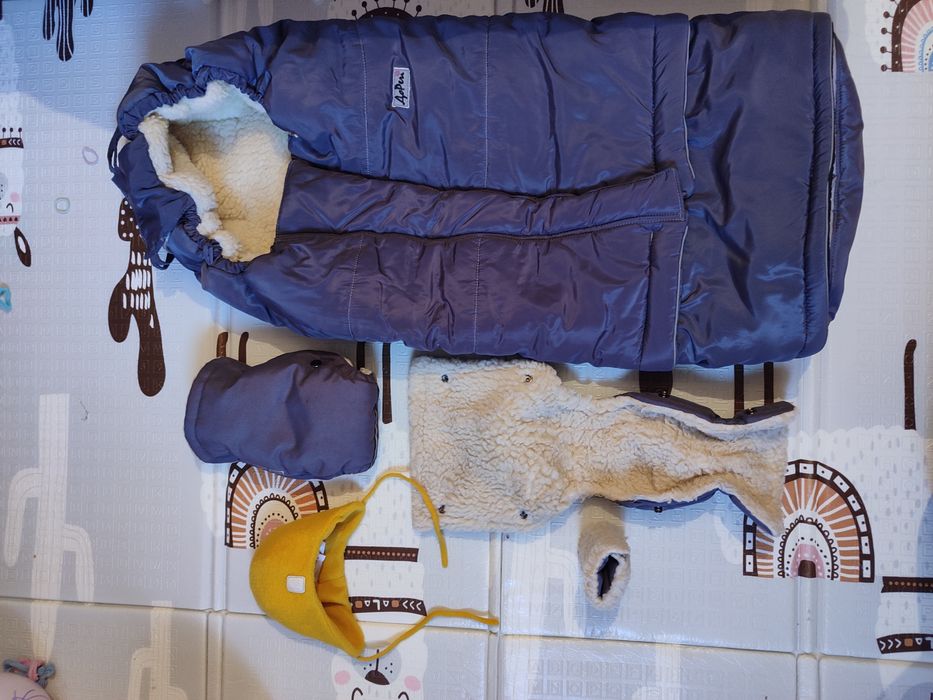 Конверт на овчині до речі, конверт-трансформер