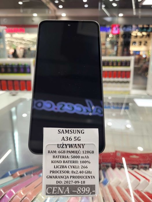 Samsung A36 5G 128GB GWARANCJA! Telakces Felicity *Raty 0%