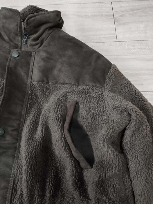 Hubertus flece sherpa kurtka myśliwska Hunting dwustronna size 58 xxl