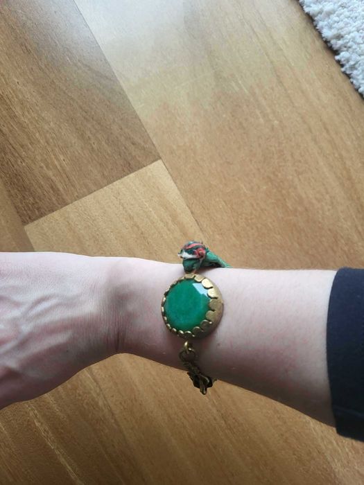 Pulseira Tecido com Pedra