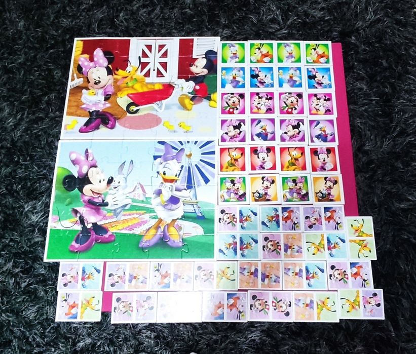 Puzzles, jogo memória e dominó