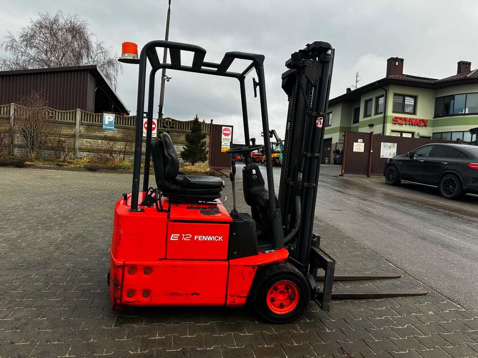 wózek widłowy elektryczny LINDE E12 1200kg Triplex 4.60m nowa bateria