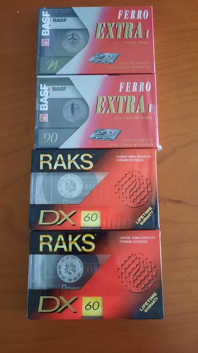 2 Cassetes Basf e 2 RaKs novas