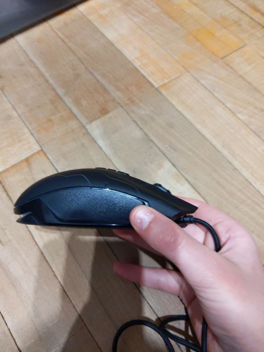 Ігрова комп'ютерна миша A4 Tech Q80 Maze Bloody (Black)