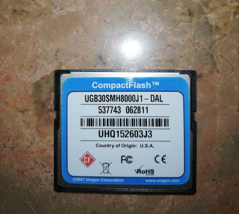 Cisco 8GB Memory Card64740388342146122