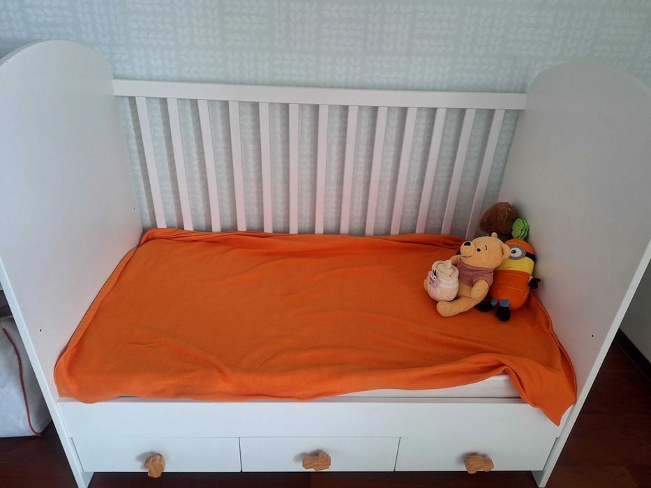 Berço Ikea GONATT 3gavetas