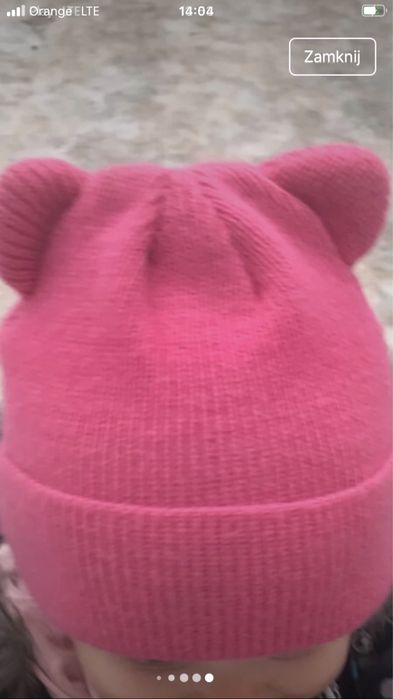 Czapki dla dziewczynki r. 52