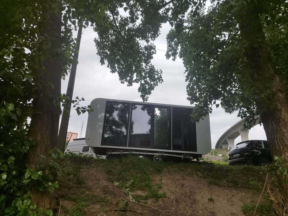 Casa móvel com vidro duplo eficiência energética A