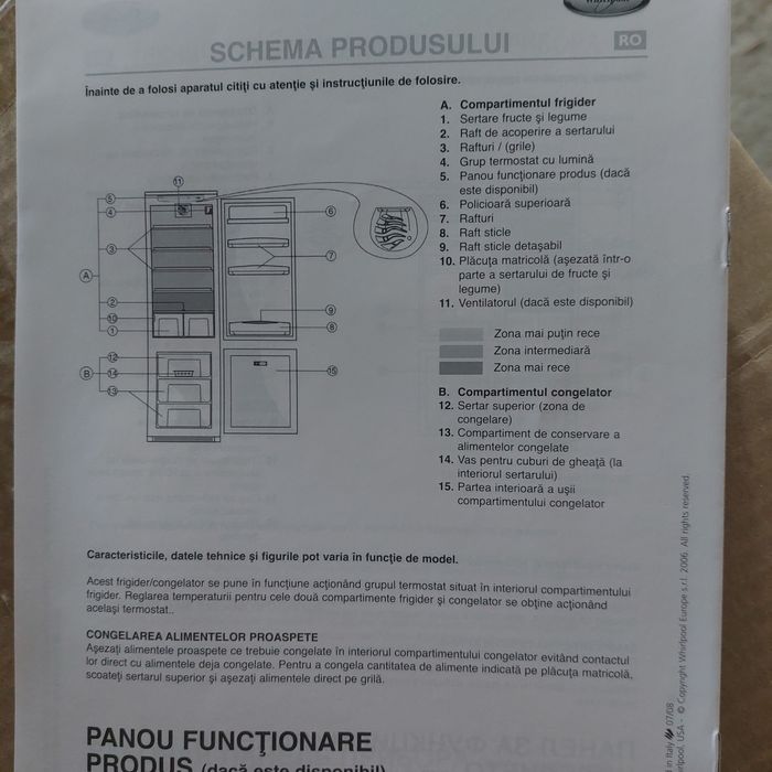 Холодильник  встраевымый