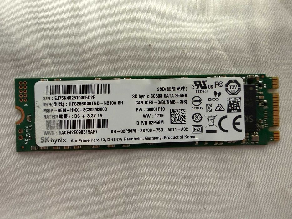 Dysk M.2 256GB SSD Sk Hynix HFS256G39TND SATA III