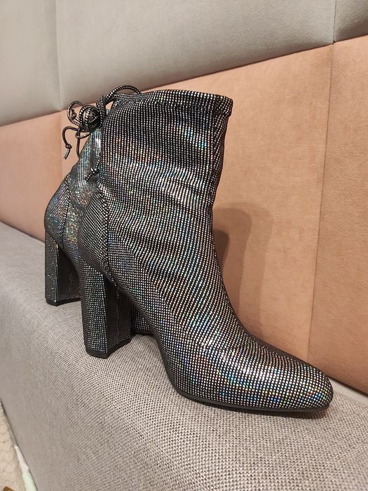 Botki holograficzne shein 38/38.5 24.7cm