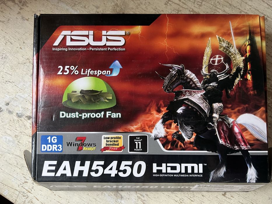 видеокарта ASUS EAH5450 HDMI 1GB DDR3