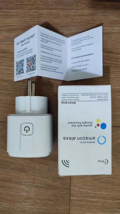 Розумна Wifi розетка 20А.